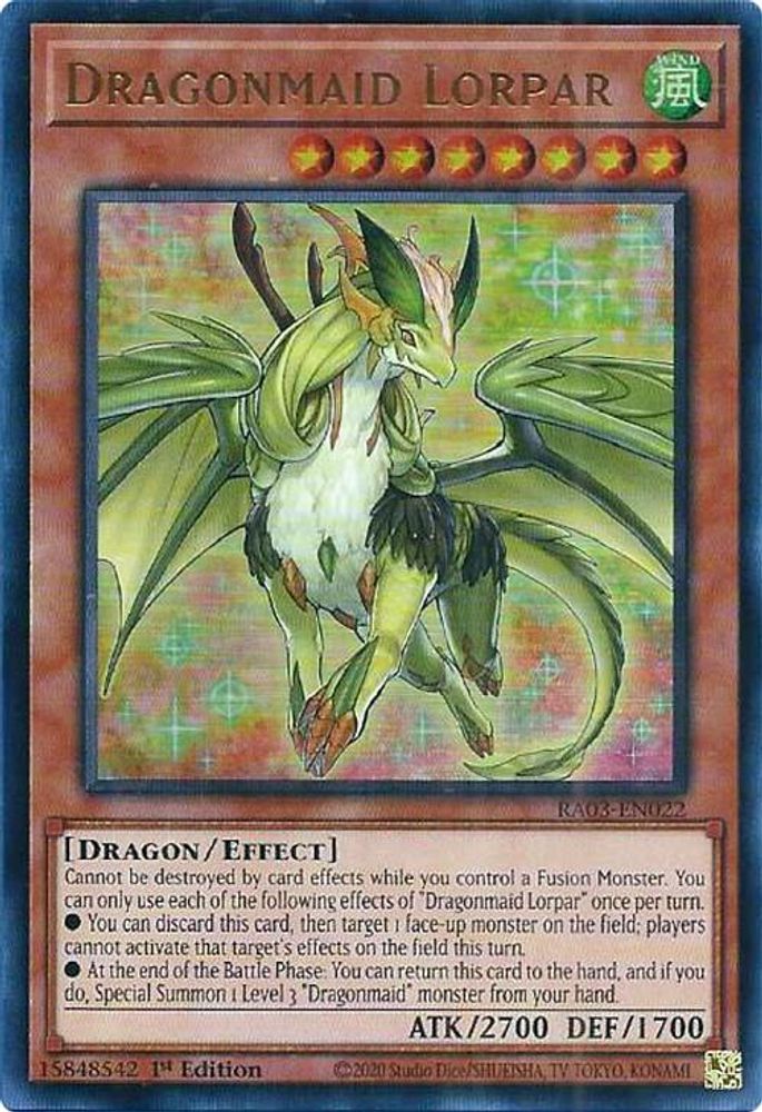 Dragonmaid Lorpar (UR) (RA03-EN022) - Ultra Rare