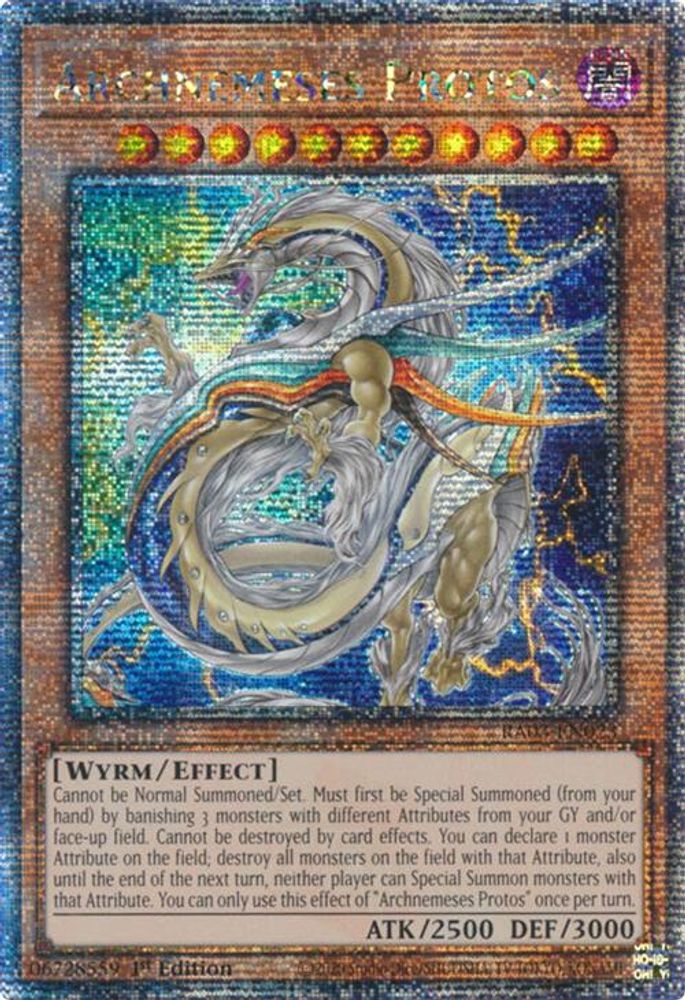 Archnemeses Protos (Quarter Century Secret Rare) (RA03-EN023) - Quarter Century Secret Rare