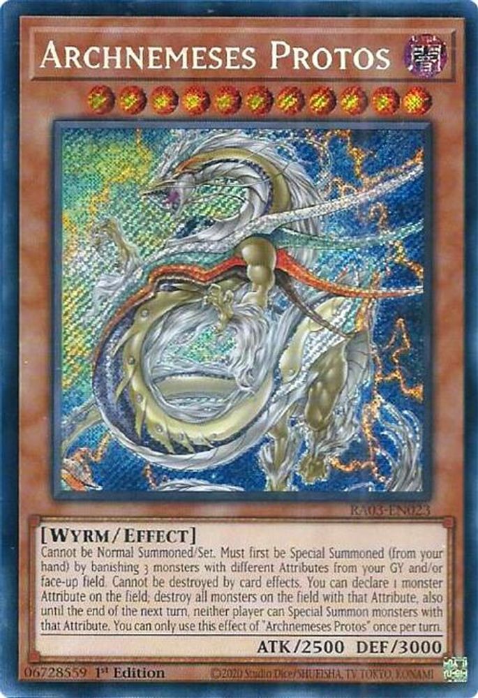 Archnemeses Protos (Secret Rare) (RA03-EN023) - Secret Rare
