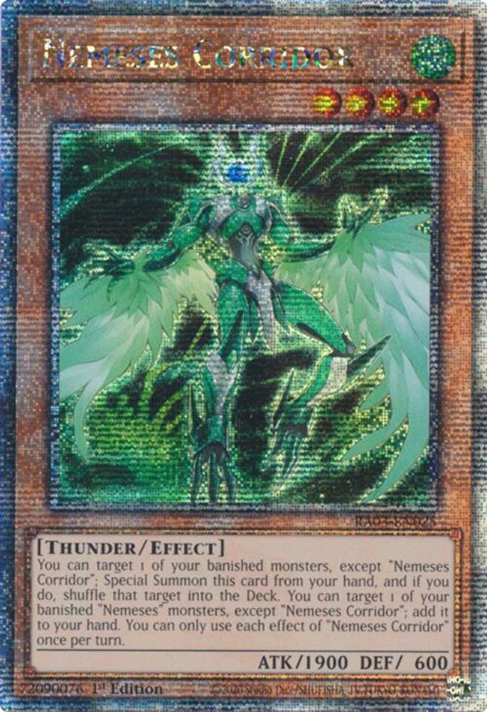 Nemeses Corridor (Quarter Century Secret Rare) (RA03-EN025) - Quarter Century Secret Rare