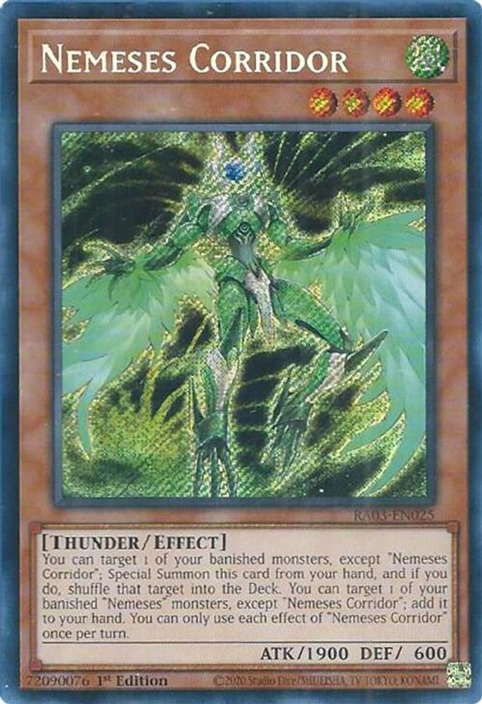 Nemeses Corridor (Secret Rare) (RA03-EN025) - Secret Rare