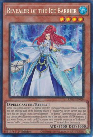 Revealer of the Ice Barrier (PCR) (RA03-EN028) - Quarter Century Bonanza 1st Edition