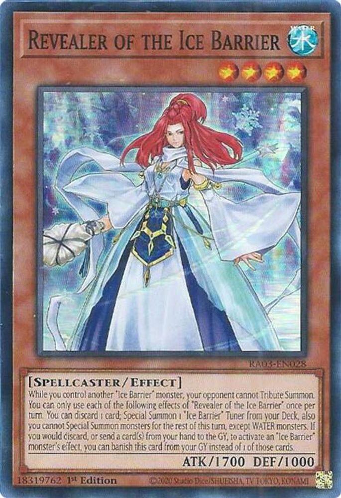 Revealer of the Ice Barrier (RA03-EN028) - Super Rare