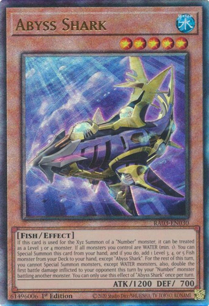 Abyss Shark (PUR) (RA03-EN030) - Prismatic Ultimate Rare