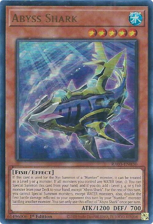 Abyss Shark (UR) (RA03-EN030) - Quarter Century Bonanza 1st Edition