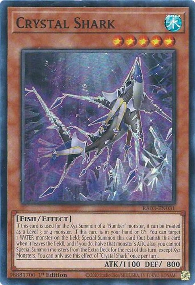 Crystal Shark (RA03-EN031) - Super Rare