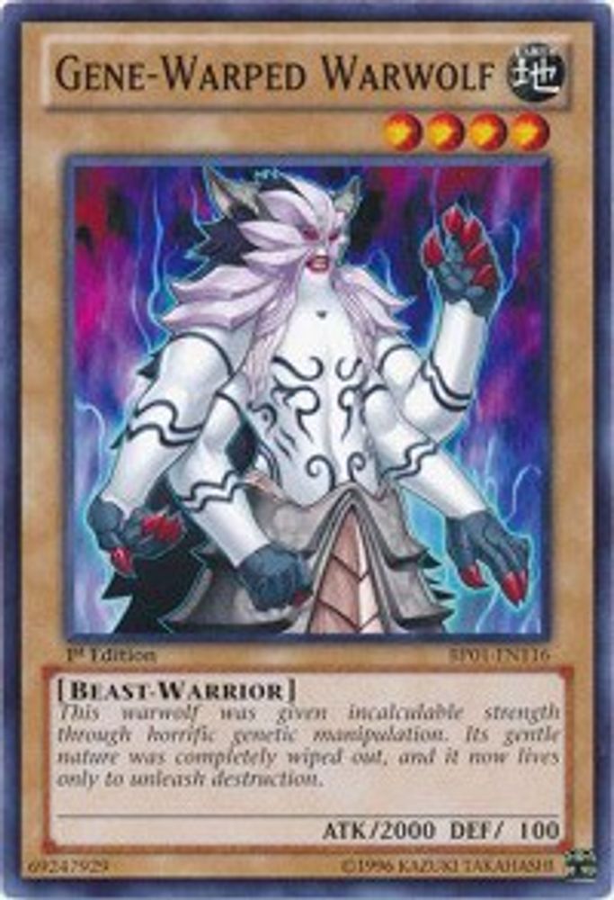 Gene-Warped Warwolf (BP01-EN116) - Common