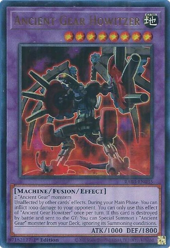 Ancient Gear Howitzer (UR) (RA03-EN035) - Ultra Rare