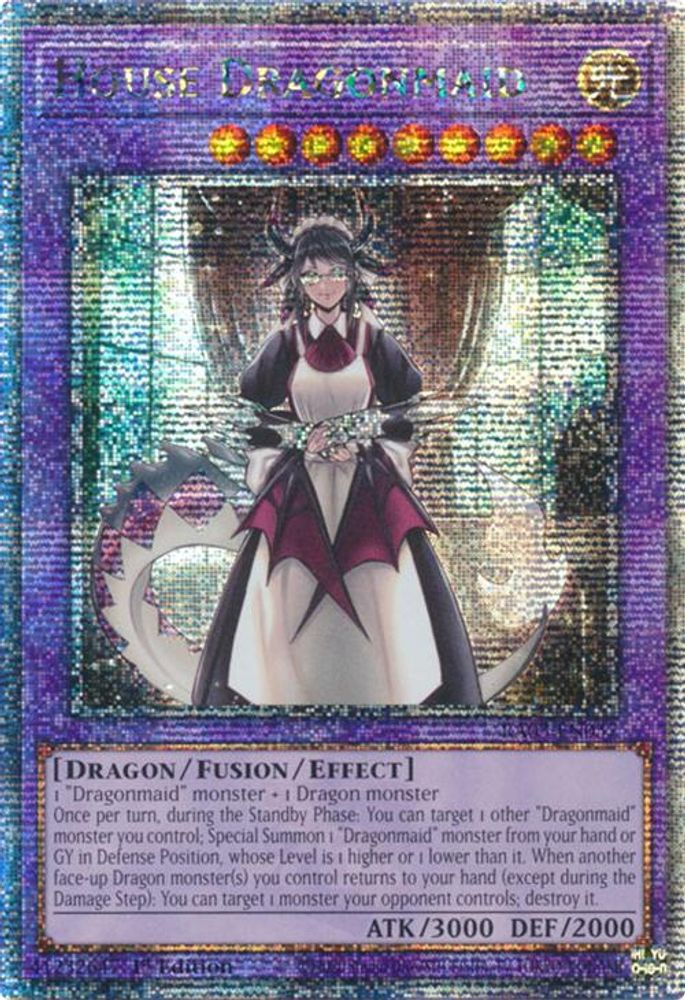 House Dragonmaid (Quarter Century Secret Rare) (RA03-EN037) - Quarter Century Secret Rare