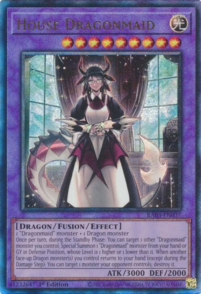 House Dragonmaid (PUR) (RA03-EN037) - Prismatic Ultimate Rare