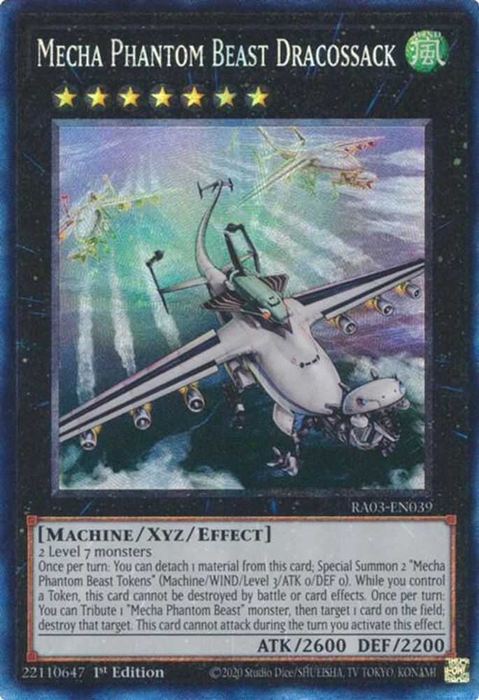 Mecha Phantom Beast Dracossack (PCR) (RA03-EN039) - Prismatic Collector's Rare