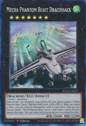 Mecha Phantom Beast Dracossack (PCR) (RA03-EN039) - Quarter Century Bonanza 1st Edition