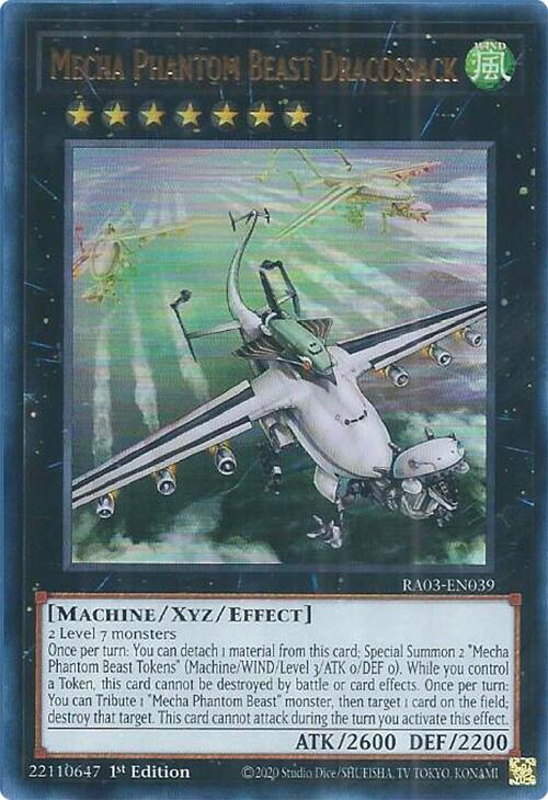 Mecha Phantom Beast Dracossack (UR) (RA03-EN039) - Quarter Century Bonanza 1st Edition