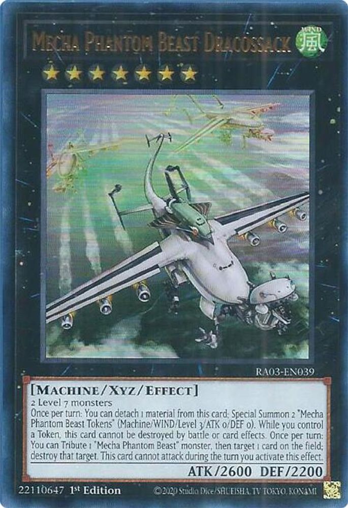 Mecha Phantom Beast Dracossack (UR) (RA03-EN039) - Ultra Rare