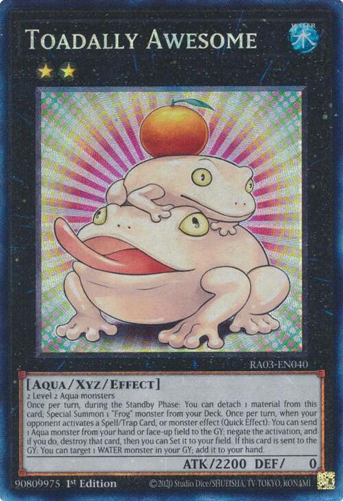 Toadally Awesome (PCR) (RA03-EN040) - Prismatic Collector's Rare