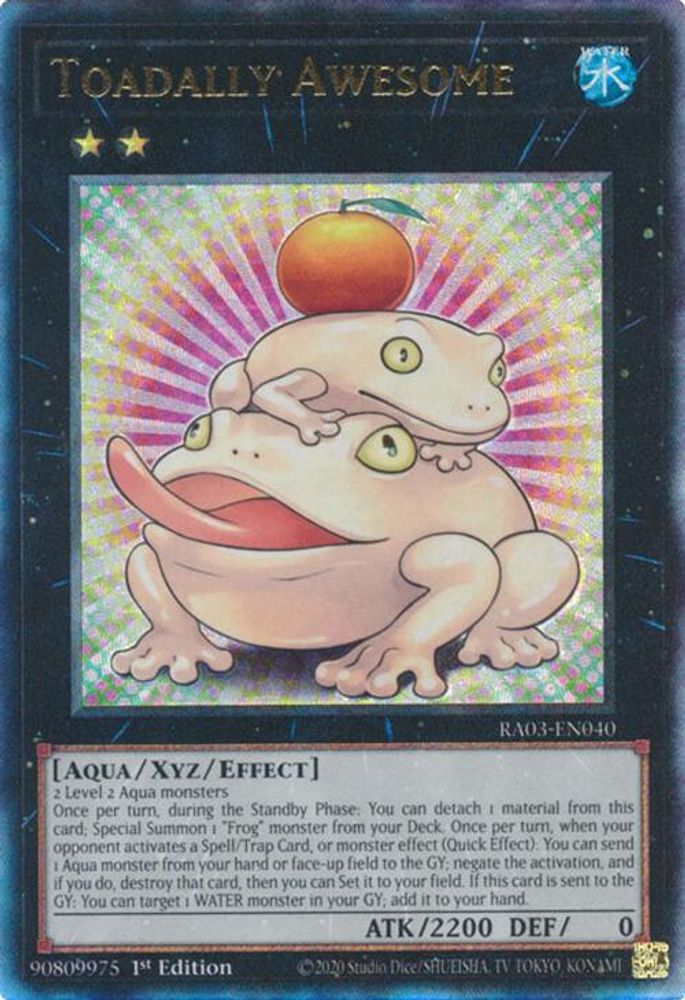 Toadally Awesome (PUR) (RA03-EN040) - Prismatic Ultimate Rare