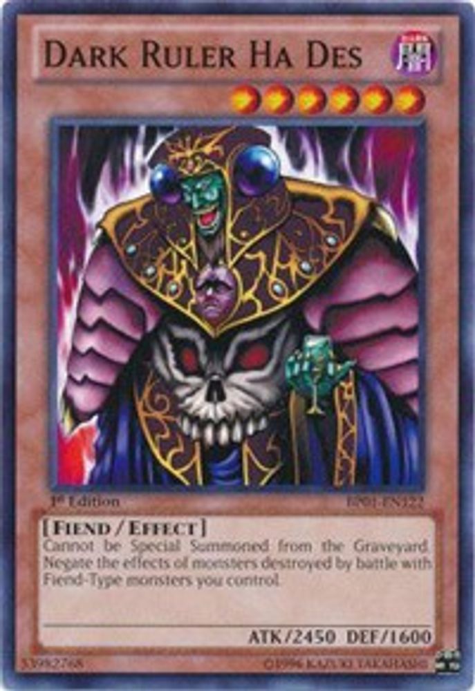 Dark Ruler Ha Des (BP01-EN122) - Common