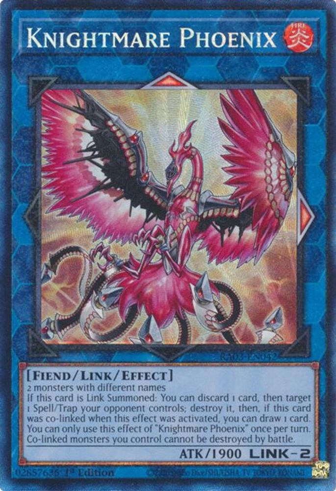 Knightmare Phoenix (PCR) (RA03-EN042) - Prismatic Collector's Rare