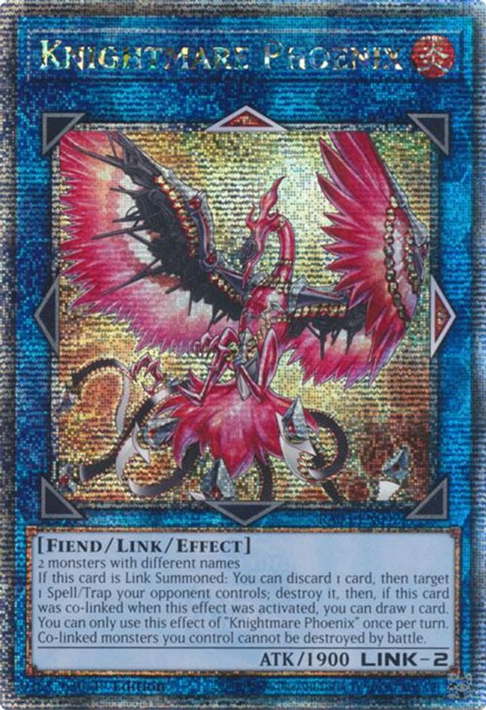 Knightmare Phoenix (Quarter Century Secret Rare) (RA03-EN042) - Quarter Century Secret Rare
