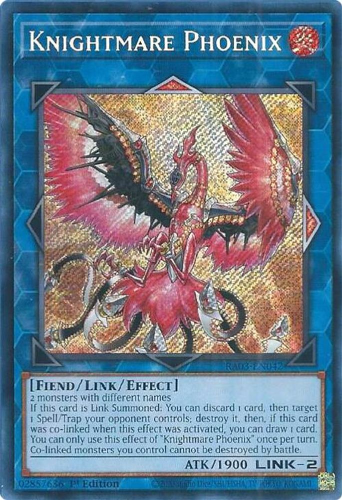 Knightmare Phoenix (Secret Rare) (RA03-EN042) - Secret Rare