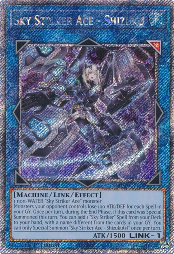 Sky Striker Ace - Shizuku (Platinum Secret Rare) (RA03-EN043) - Platinum Secret Rare