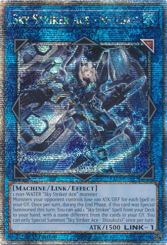 Sky Striker Ace - Shizuku (Quarter Century Secret Rare) (RA03-EN043) - Quarter Century Secret Rare