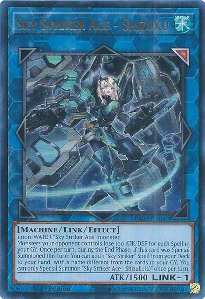 Sky Striker Ace - Shizuku (UR) (RA03-EN043) - Ultra Rare