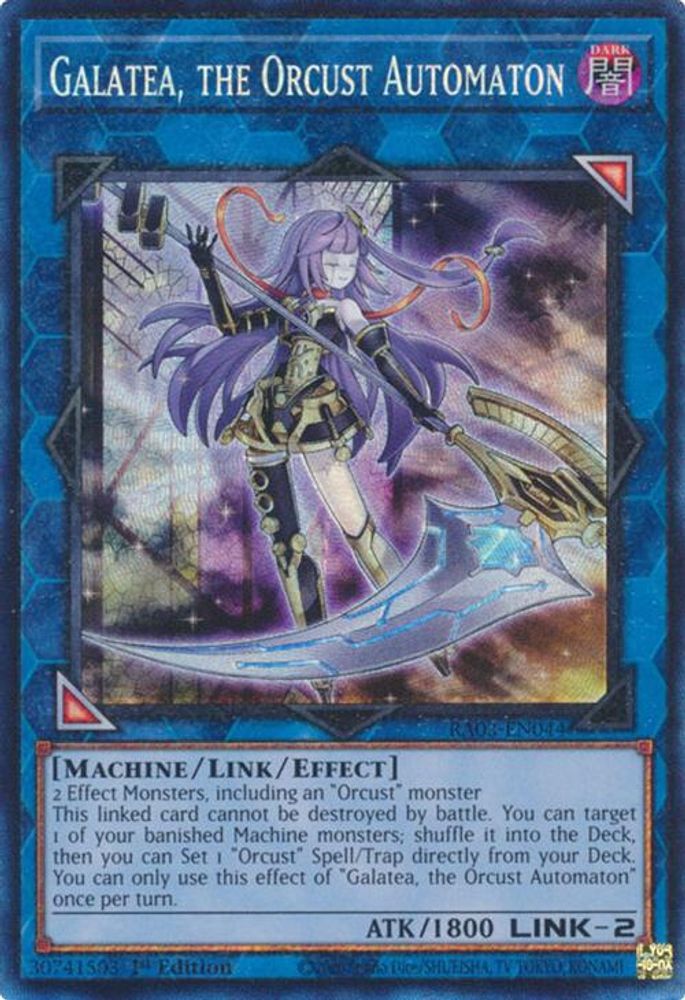 Galatea, the Orcust Automaton (PCR) (RA03-EN044) - Prismatic Collector's Rare