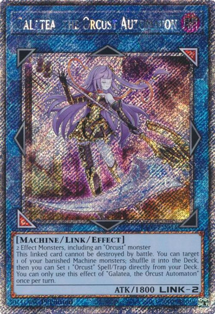 Galatea, the Orcust Automaton (Platinum Secret Rare) (RA03-EN044) - Platinum Secret Rare