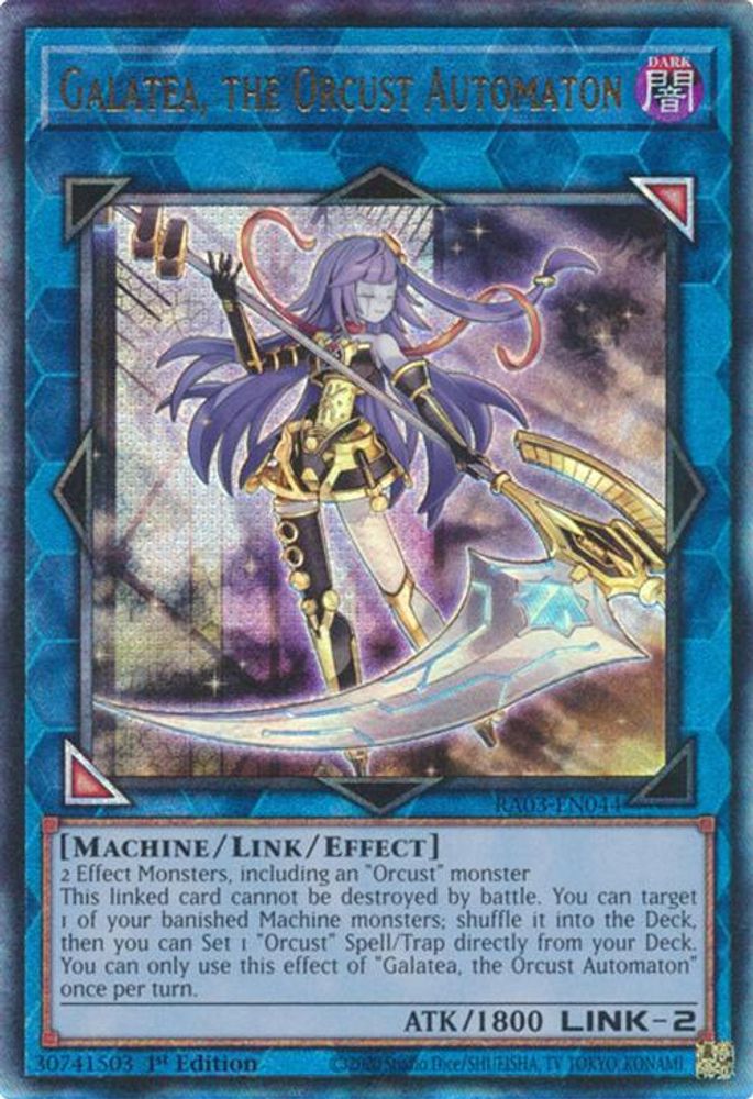 Galatea, the Orcust Automaton (PUR) (RA03-EN044) - Prismatic Ultimate Rare