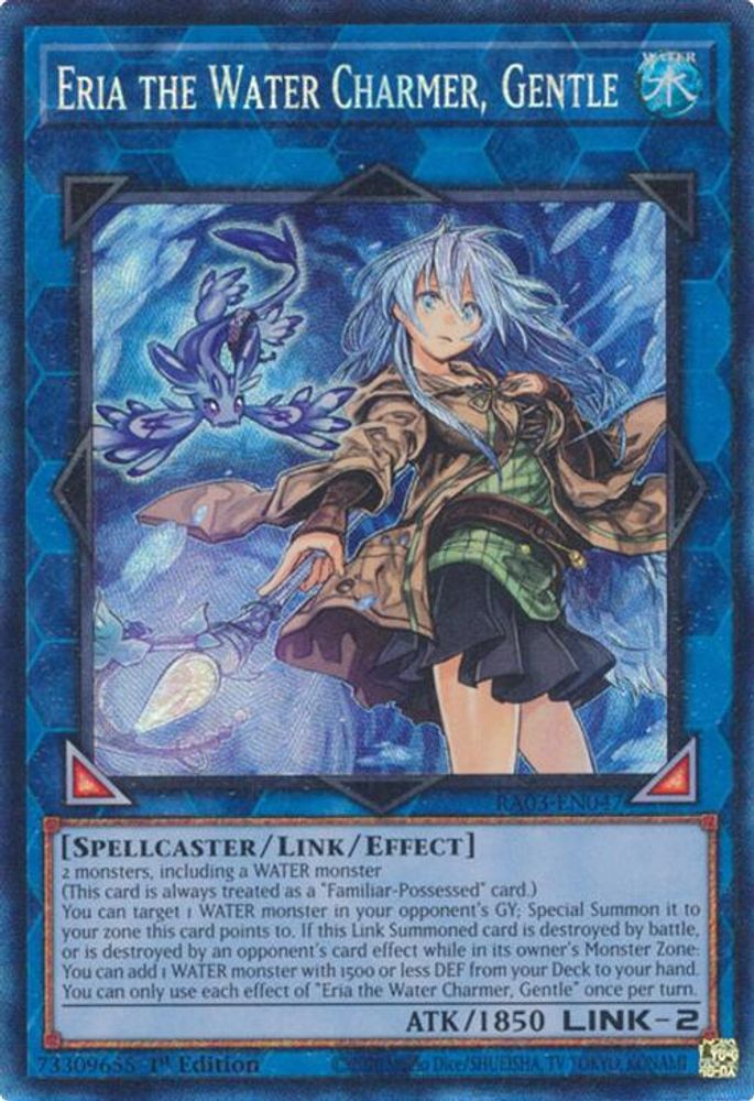 Eria the Water Charmer, Gentle (PCR) (RA03-EN047) - Prismatic Collector's Rare