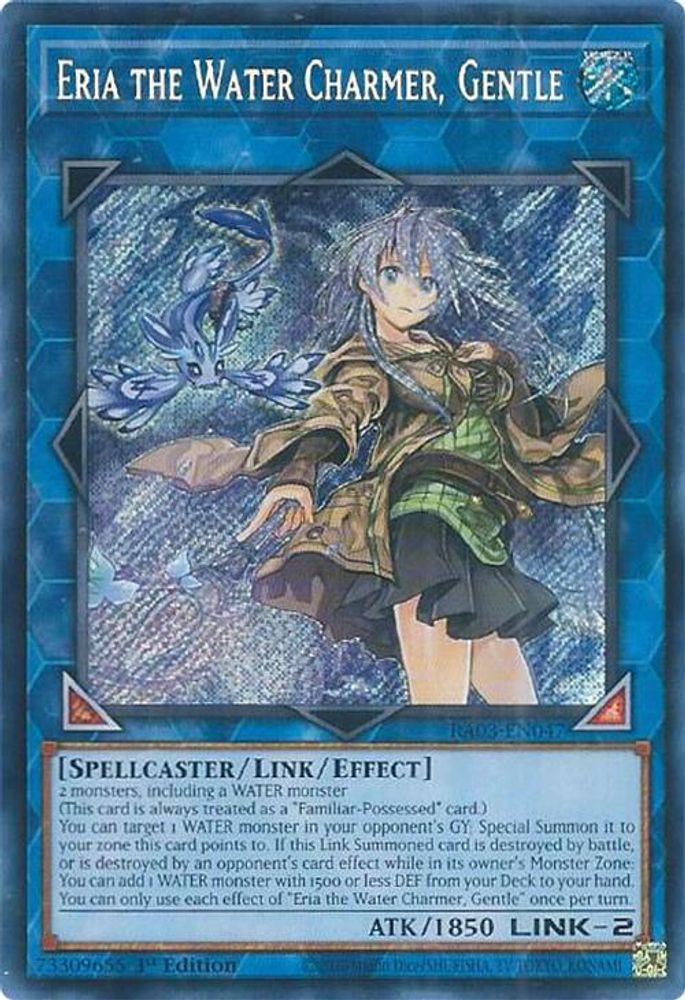 Eria the Water Charmer, Gentle (Secret Rare) (RA03-EN047) - Secret Rare