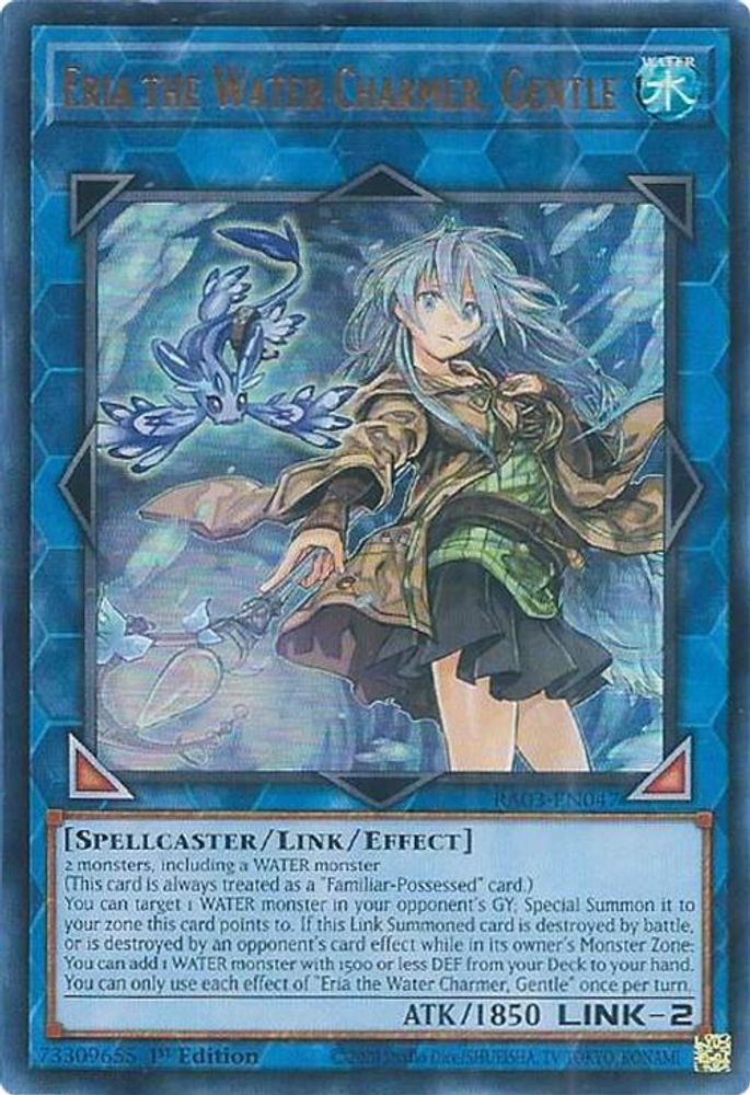 Eria the Water Charmer, Gentle (UR) (RA03-EN047) - Ultra Rare