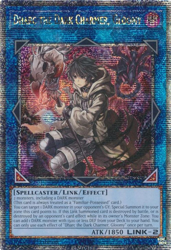 Dharc the Dark Charmer, Gloomy (Quarter Century Secret Rare) (RA03-EN048) - Quarter Century Secret Rare