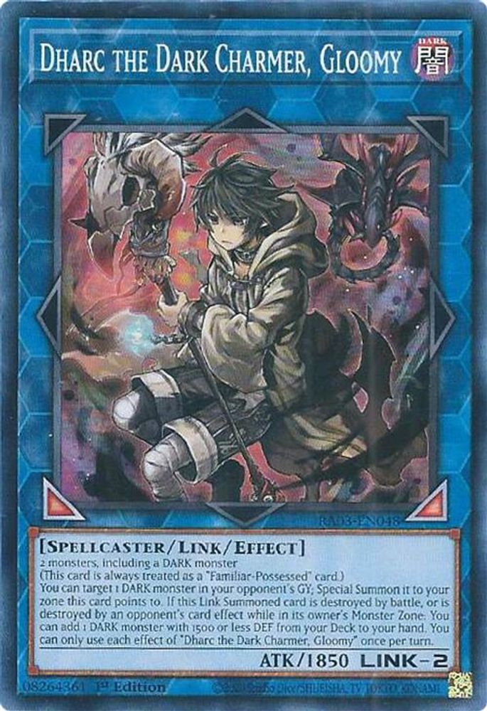 Dharc the Dark Charmer, Gloomy (RA03-EN048) - Super Rare