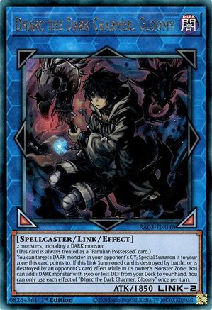 Dharc the Dark Charmer, Gloomy (PUR) (RA03-EN048) - Quarter Century Bonanza 1st Edition