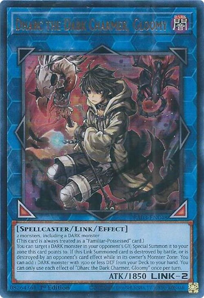 Dharc the Dark Charmer, Gloomy (UR) (RA03-EN048) - Ultra Rare