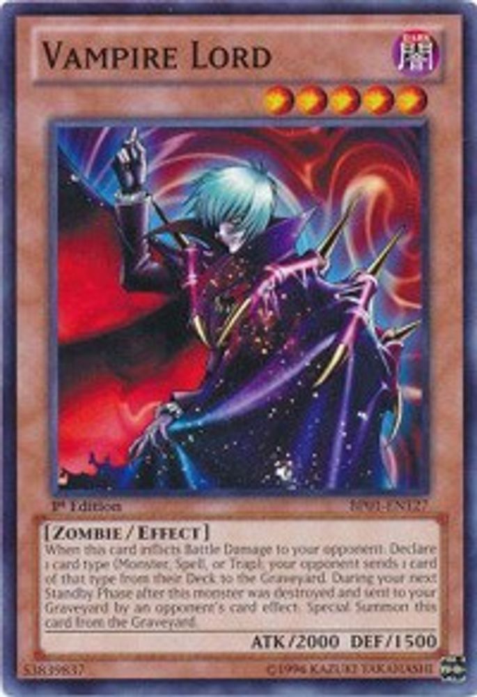 Vampire Lord (BP01-EN127) - Common
