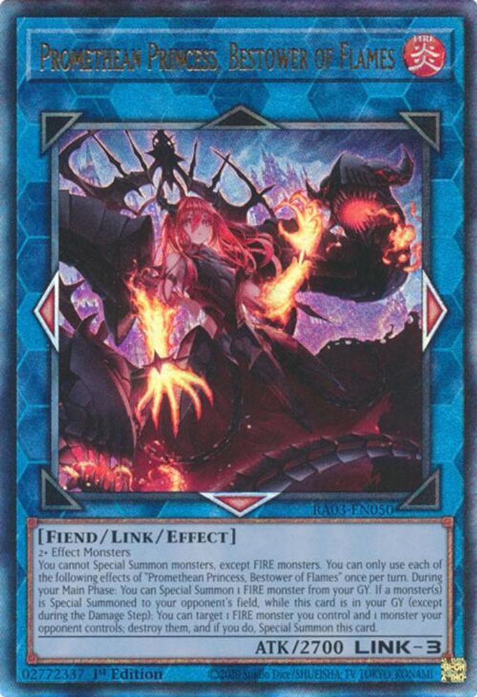 Promethean Princess, Bestower of Flames (PUR) (RA03-EN050) - Prismatic Ultimate Rare