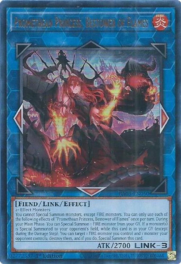Promethean Princess, Bestower of Flames (UR) (RA03-EN050) - Ultra Rare