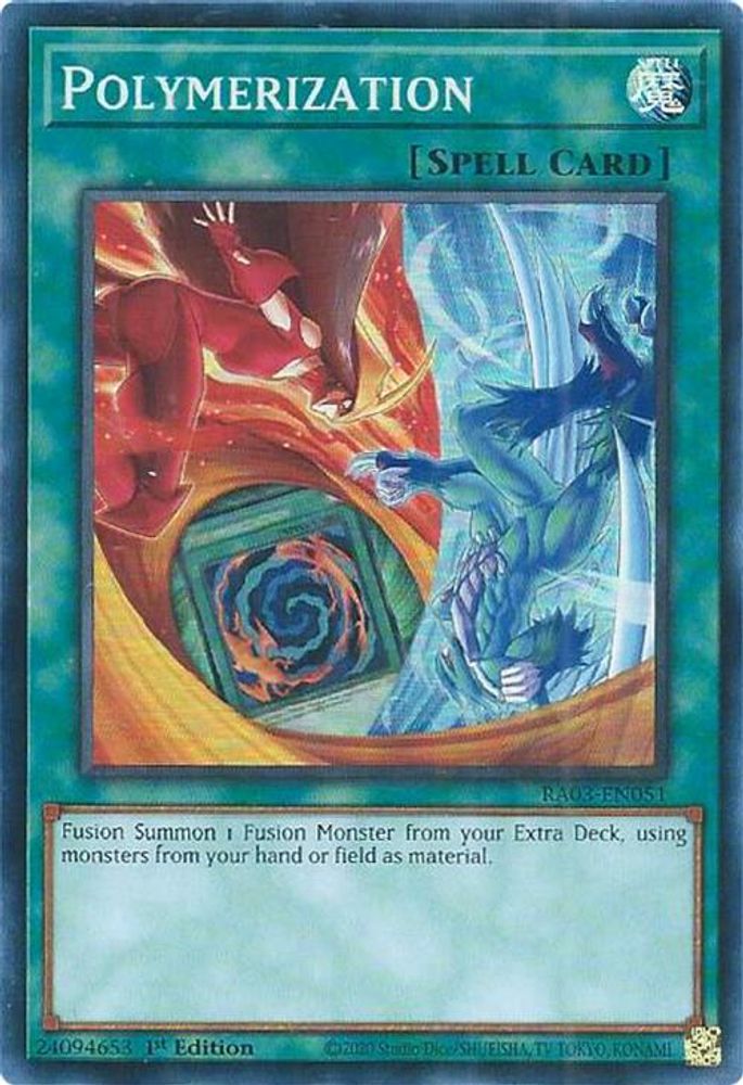 Polymerization (B) (HERO Art) (RA03-EN051) - Super Rare