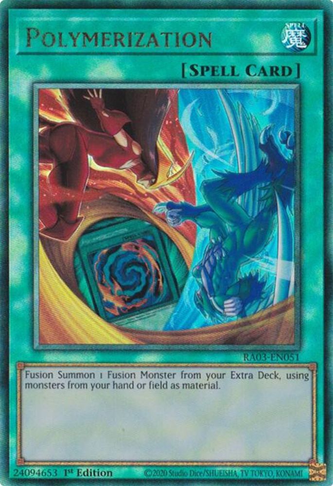 Polymerization (B) (HERO Art) (PUR) (RA03-EN051) - Prismatic Ultimate Rare