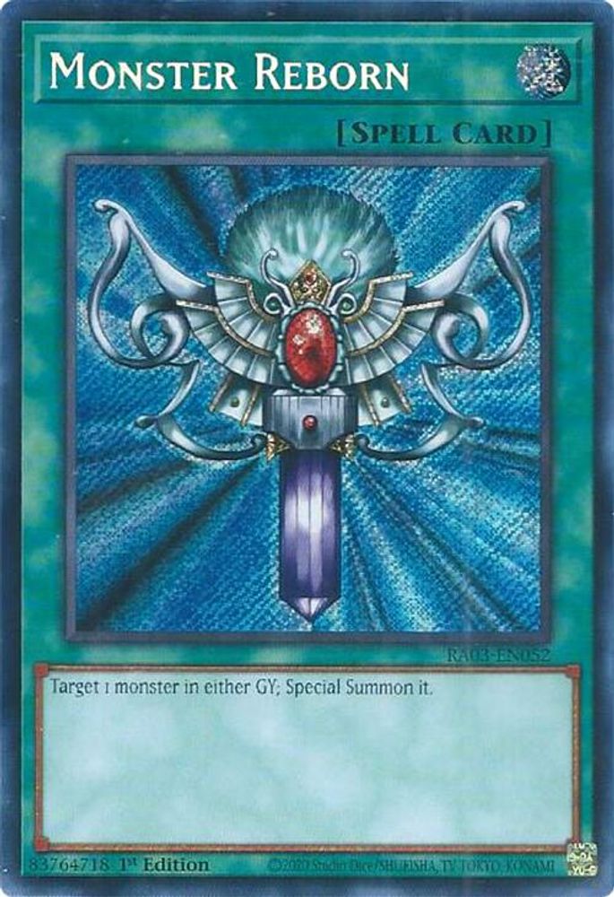 Monster Reborn (Secret Rare) (RA03-EN052) - Secret Rare