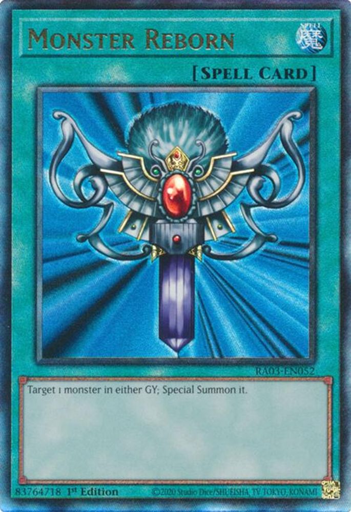 Monster Reborn (PUR) (RA03-EN052) - Prismatic Ultimate Rare