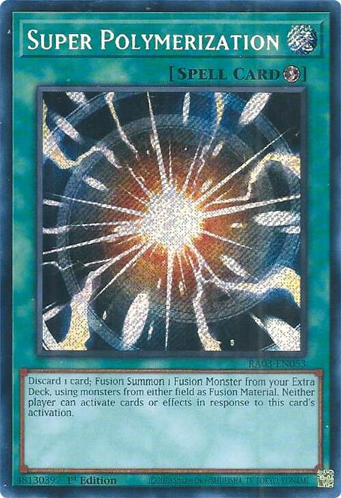 Super Polymerization (Secret Rare) (RA03-EN053) - Secret Rare