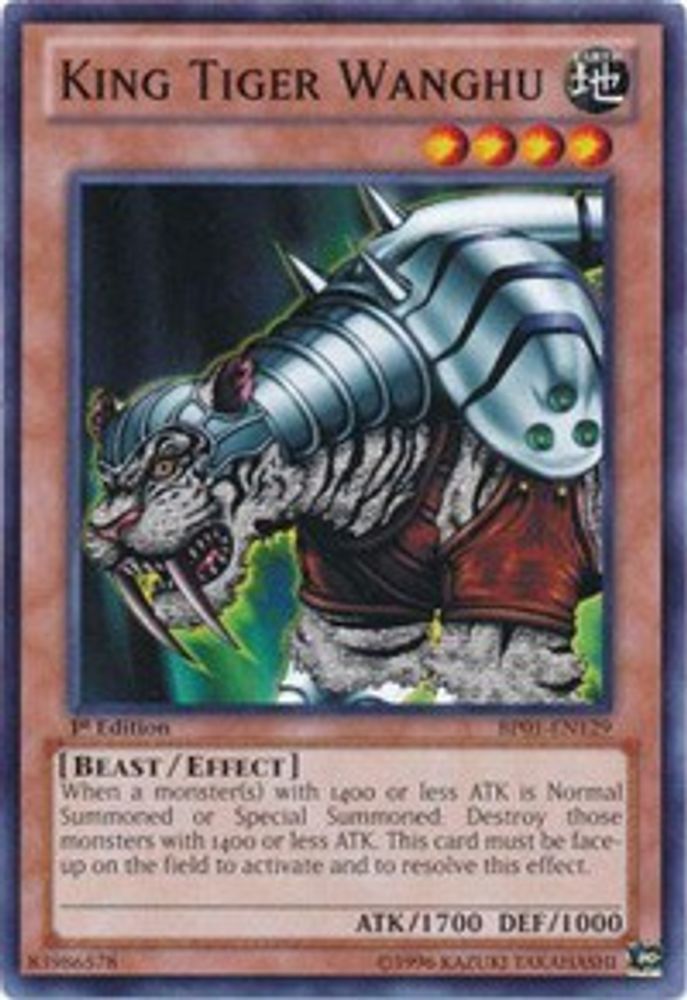 King Tiger Wanghu (BP01-EN129) - Common