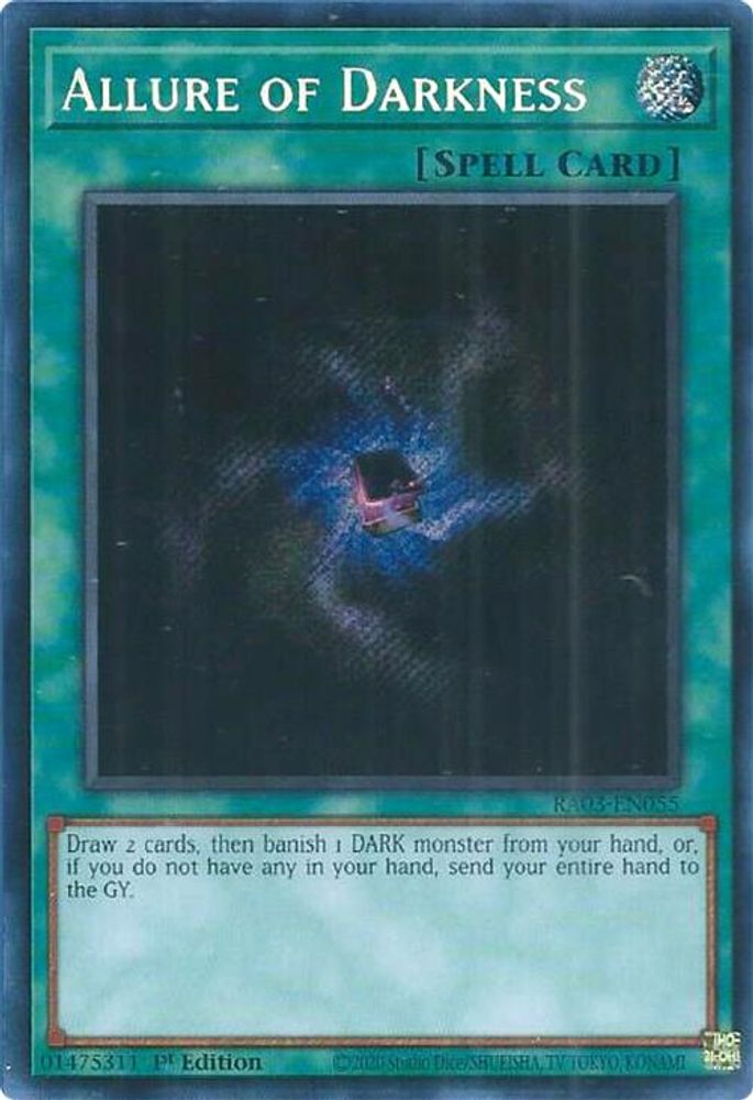 Allure of Darkness (Secret Rare) (RA03-EN055) - Secret Rare