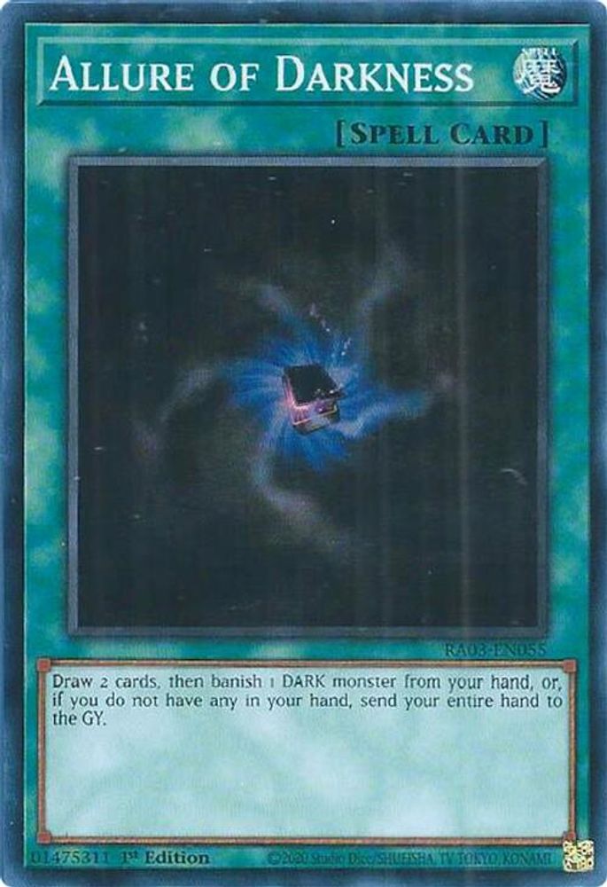 Allure of Darkness (RA03-EN055) - Super Rare