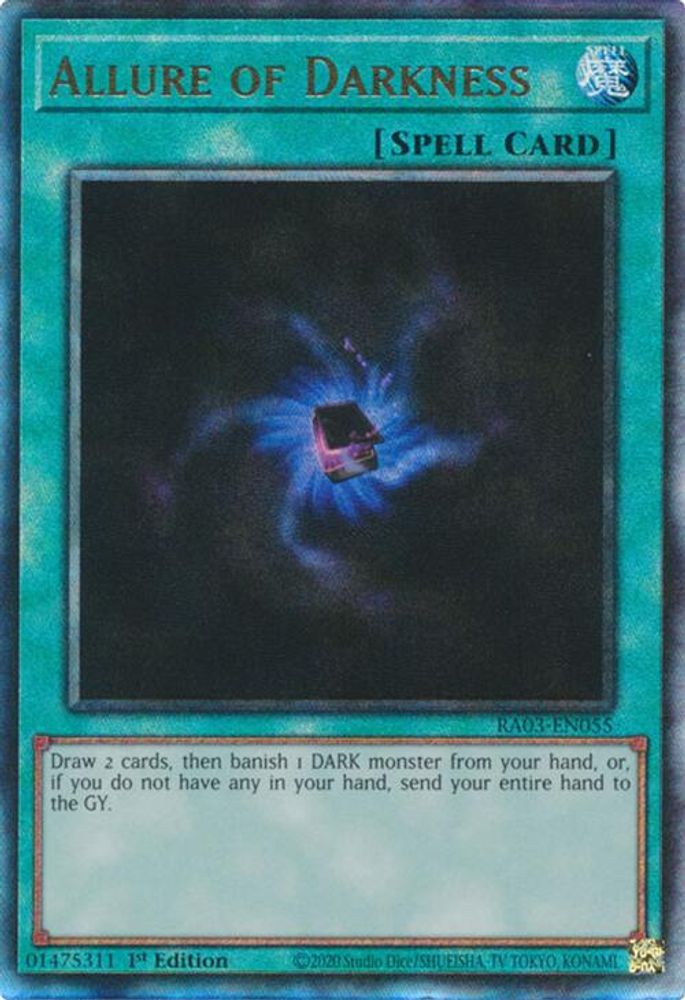 Allure of Darkness (PUR) (RA03-EN055) - Prismatic Ultimate Rare