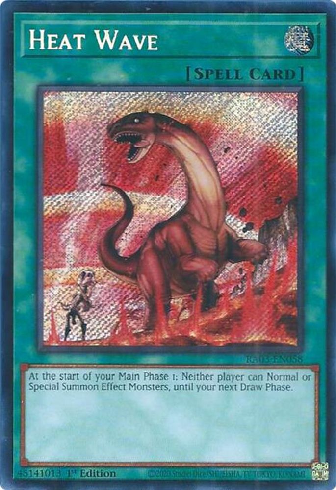 Heat Wave (Secret Rare) (RA03-EN058) - Secret Rare